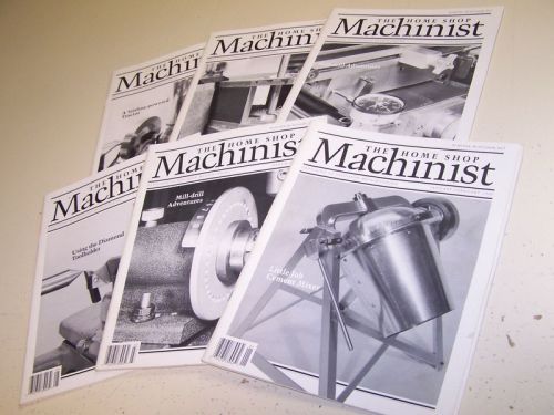 The Home Shop Machinist Magazine all 6 issues from 1996 Precision Metalworking