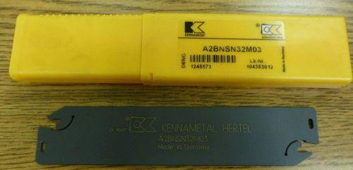 Kennametal 1245573 A2BNSN32M03 A2 Indexable Cut Off Blade Double End