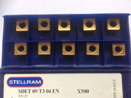 1 x STELLRAM inserts SDET 09T304 EN X500  NEW!!