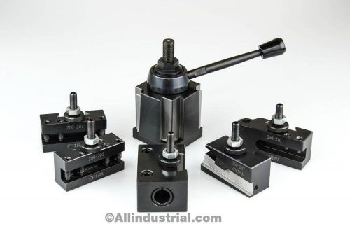 BXA WEDGE TOOL POST SET CNC HIGH PRECISION QUICK CHANGE LATHE HOLDERS 200 SERIES
