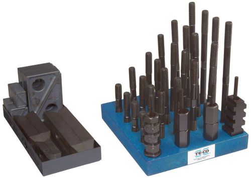 New te-co 20206 steel super clamp kit, 5/8&#034; table t-slot x 1/2-13&#034; stud, 51 for sale
