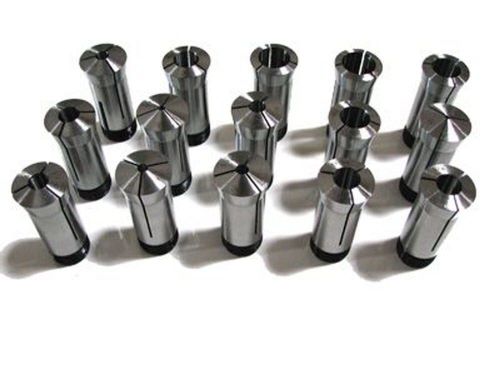 8 pc 5c round collets set 1/8&#034; - 1&#034; by 1/8&#034; collet for sale