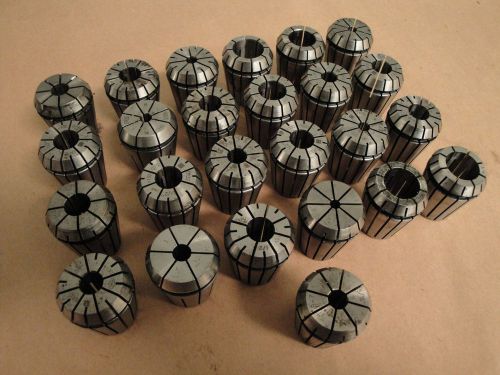 Er32 collet set - 25 pieces - inch sizes for sale