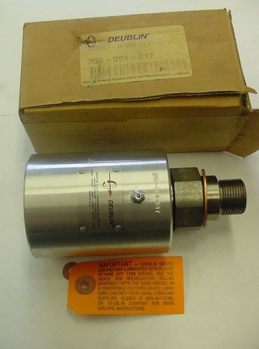 Deublin Air-Hydraulic monoflow rotary Union: cat no. 250-094-017