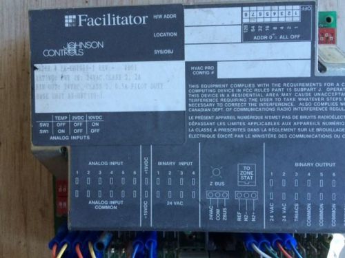 Johnson Controls Unitary Controller W/8 BO For Facilitator, FA-UNT110-1
