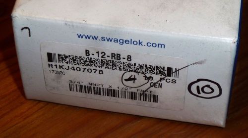 Swagelok B-12-RB-8  NEW Box of 10