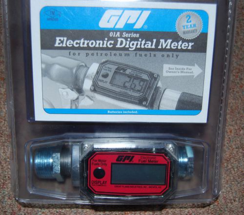 Brand new gpi digital fuel flow meter 01a series (3-30 gpm)(no. 113255-1) for sale