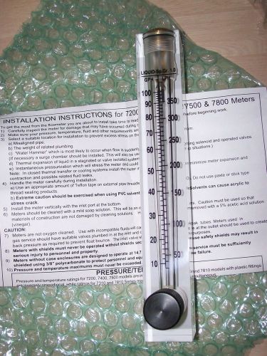 King instrument company 5&#034; 100 gph flow meter 75301115c04rf for sale