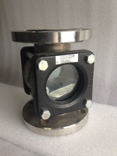 Fischer and porter 2&#034; 150 lb. sight flow indicator 316 stainless 10e1206a for sale