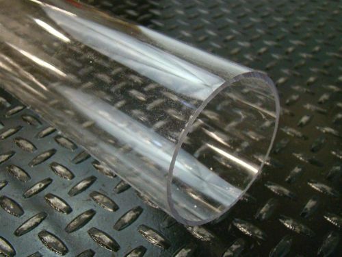 ONO INDUSTRIES CLEAR Extruded ACRYLIC Tube 3.5&#034;OD X 1/8&#034; Wall,  72&#034; Long