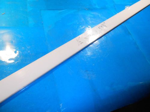 HDPE White Plastic solid bar stock 1/2&#034; X 1-7/16&#034; X 59-3/8&#034; plexiglass