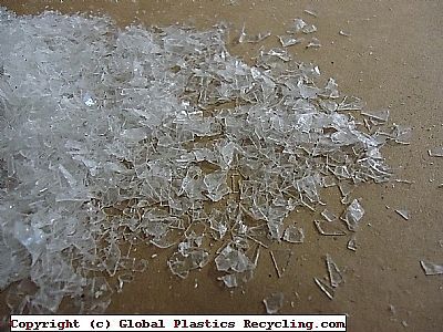 Pete polyethylene terephthalate clear flake regrin for sale