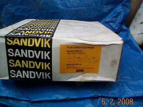Sandvik aws a5. 22 flux 4-308l-1  cored stainless steel i/16&#034; wire for sale