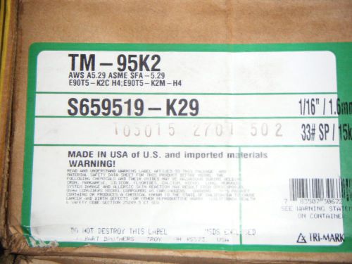Tri-Mark by Hobart 1/16&#034; 1.6mm gas-shielded wire S659519-K29 and TM-95K2