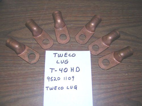Tweco cable lugs t-40hd for sale