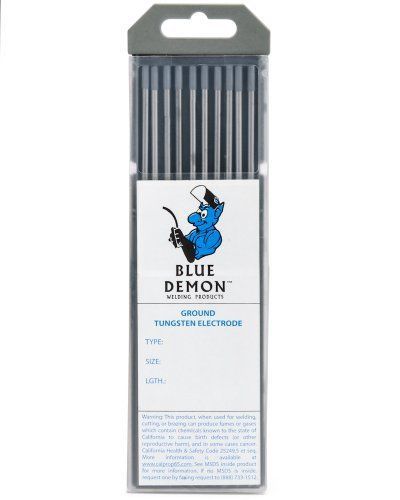 Blue demon temm-18-10t 1/8-inch x 7-inch x 10-inch tungsten electrode for sale