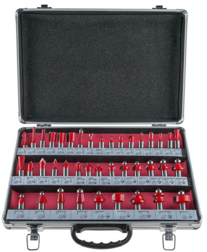 40pc 1/2&#034; router bit set tungsten carbide tipped for sale