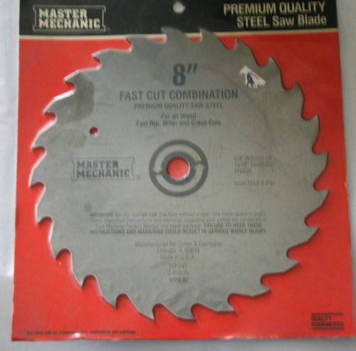 Master Mechanic 8&#034; Fast Cut Combination  ~ Premium Quality Steel Saw Blade