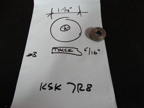 Shaper Rub Collar Bearing - 1/2&#034; ID x 1-1/4&#034; OD x 5/16&#034; W - KSK 7R8