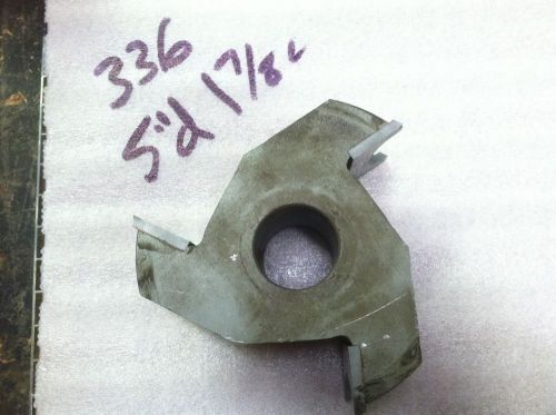 1-1/4 bore 1-7/8 cut 5 dia carbide tipped 336 shaper cutter bull nose round over for sale