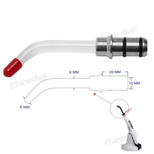Fiber optic rod tip guide for dental curing lights t4 8x22x12mm for sale