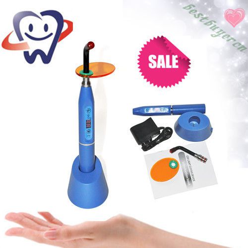 2015`~dental 5w wireless cordless/led curing light/ lamp 1500mw blue warranty for sale