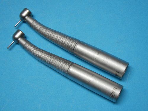 LARES 557 ULTRALITE FIBER OPTIC DENTAL HANDPIECE SET OF 2 &amp; 3 MONTH WARRANTY