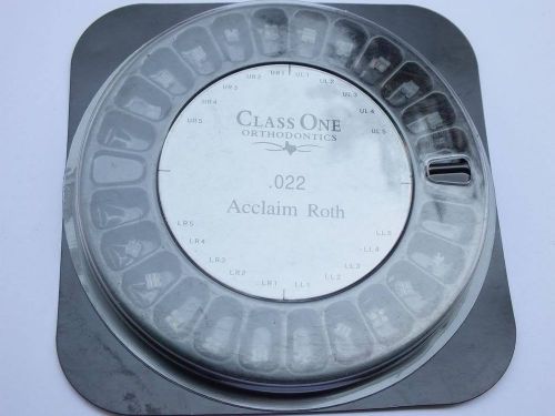 Dental ADDLER  Orthodontic Ceramic 0.022 Bracket Set Roth