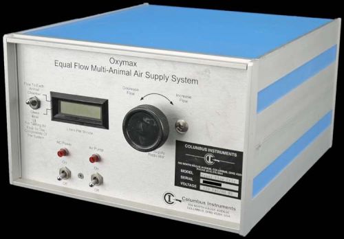 Columbus instruments equal flow controller oxymax multi-animal air supply system for sale