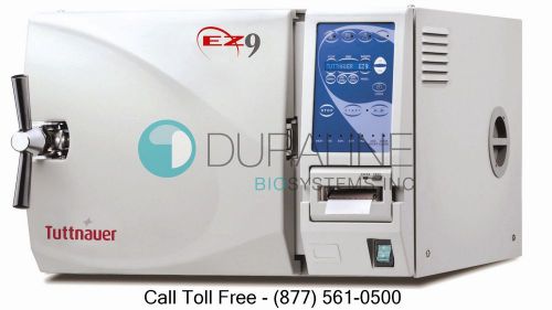 Tuttnauer ez9p fully automatic autoclave steam sterilizer w/printer warranty new for sale