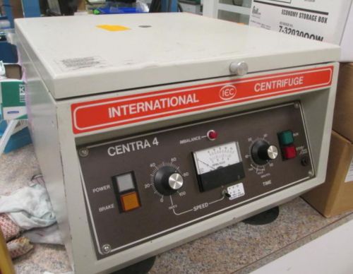 Iec centra 4 centrifuge 12,900rpm damon international centrifuge w/ rotor &amp; tube for sale