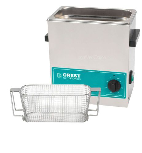Crest 1.3gal benchtop ultrasonic cleaner w/mechanical timer+cover+basket, cp360t for sale