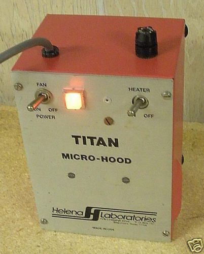Helena titan lab microhood micro hood small fan heater in good working condition for sale