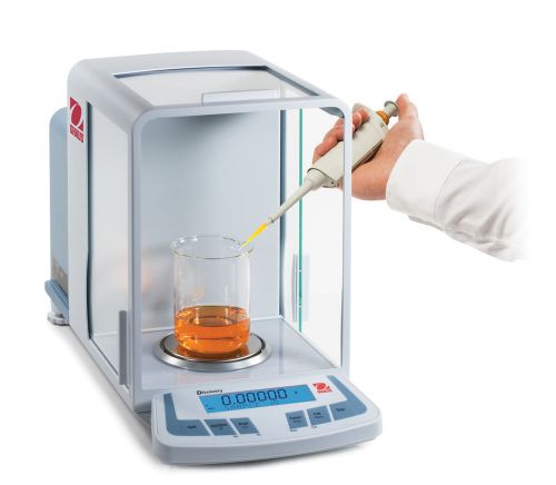 Ohaus dv215cd discovery analytical balance 81g 0.01mg 210g 0.1mg makeoffer wrnty for sale