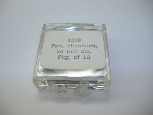 Cahn Pans, Aluminum, 25mm, Pkg. of 10, Cahn Part Number 1568