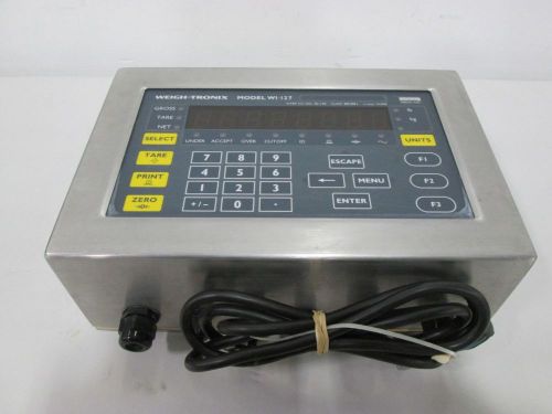 NEW AVERY WI-127 WEIGH TRONIX WEIGHT INDICATOR TEST EQUIPMENT 115V 0.25A D321640