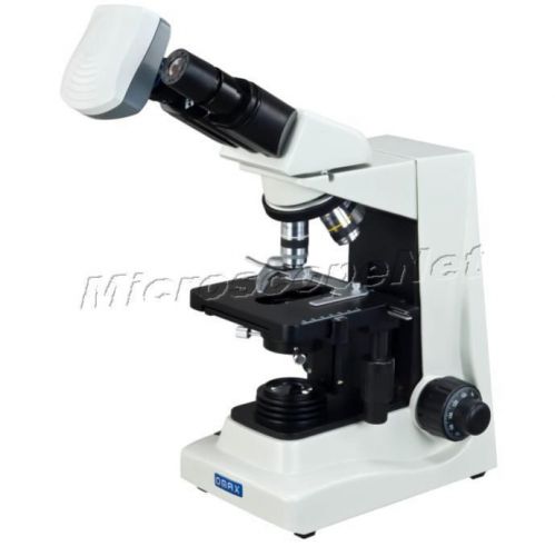 Compound enhanced darkfield condenser 9mp digital plan microscope reversed 1600x for sale