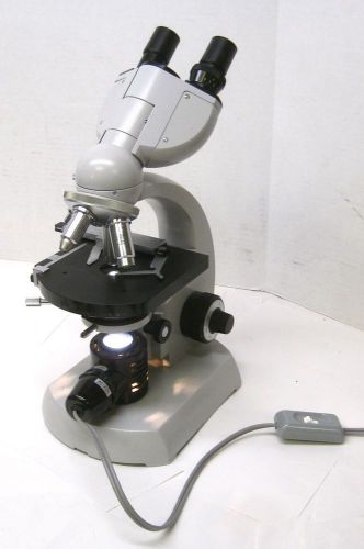 Carl Zeiss Binocular Microscope Standard 14 100x TESTED School Science Lab 50903