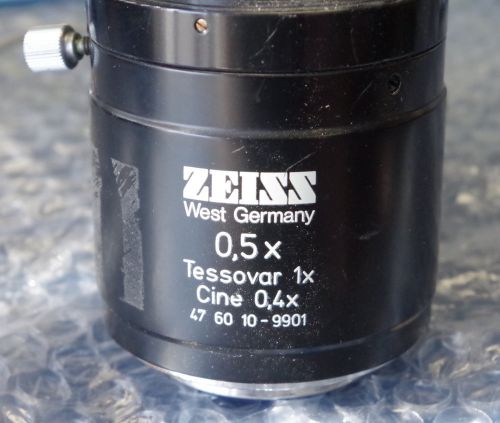 Carl Zeiss 0.5x Tessovar 1x Cine 0.4x camera adapter part num 47 60 10-9901