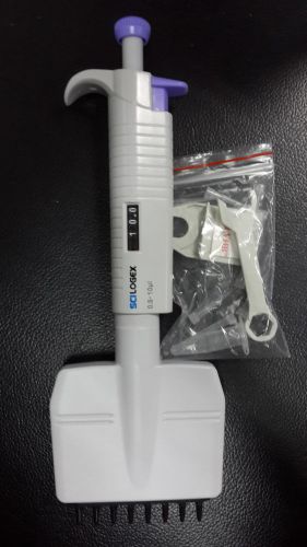 Micropette plus pipettor autoclavable 8 and 12- channel 0.5-10ul scilogex for sale