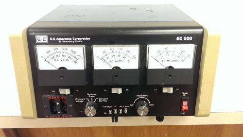 EC Apparatus EC500 500 Electrophoresis Power Supply