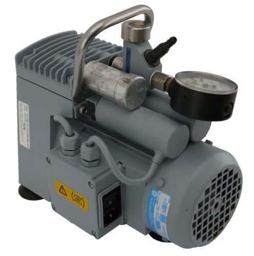 Vacuubrand me-2si 115/230v diaphragm vacuum pump w/abm 1350/1620rpm motor parts for sale