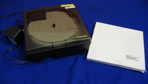 Dickson th802 chart recoder with ac adapter for sale