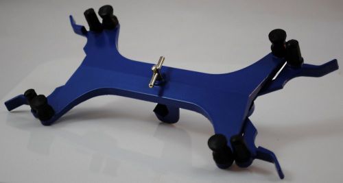 Double burette clamp with thumb screw for lab work for sale
