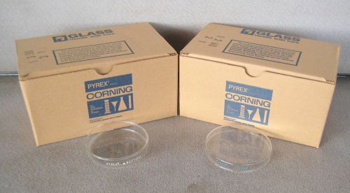 New corning pyrex 3160 petri dish 100 x 15 mm 12 covers and 12 bottoms lab glass for sale