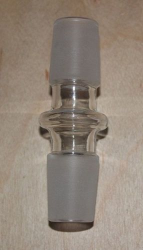 18mm male to 18mm male glass adapter