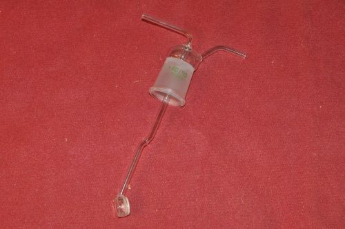 pyrex laboratory glassware gas washing base and filter used 40/50 500ml