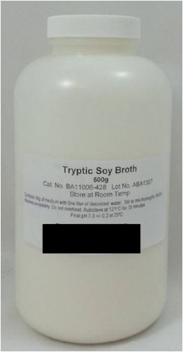 Tryptic soy broth powder 500g - culture agar bacteria for sale