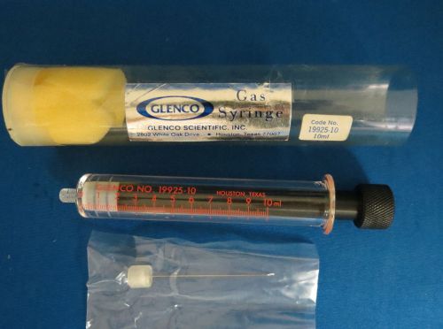 Glenco HPLC Gas Syringe 10mL # 19925-10