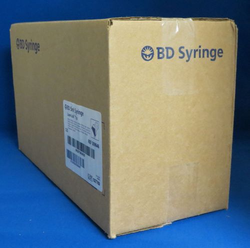 Bd 5ml syringe w/ luer lok tip model 309646 box of 125 for sale